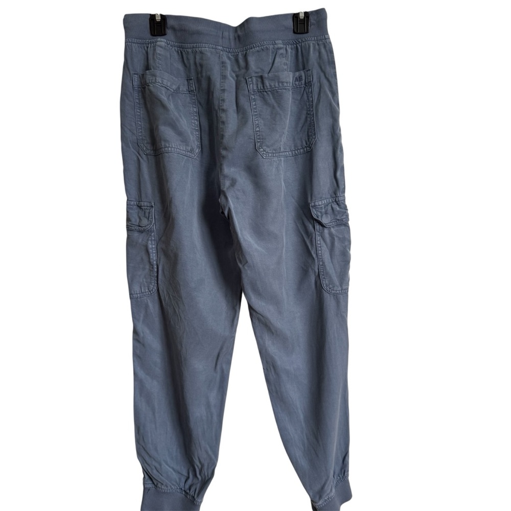 American Eagle Outfitters Slate Blue Cargo Jogger Drawstring Pants Size Medium - Picture 3 of 9
